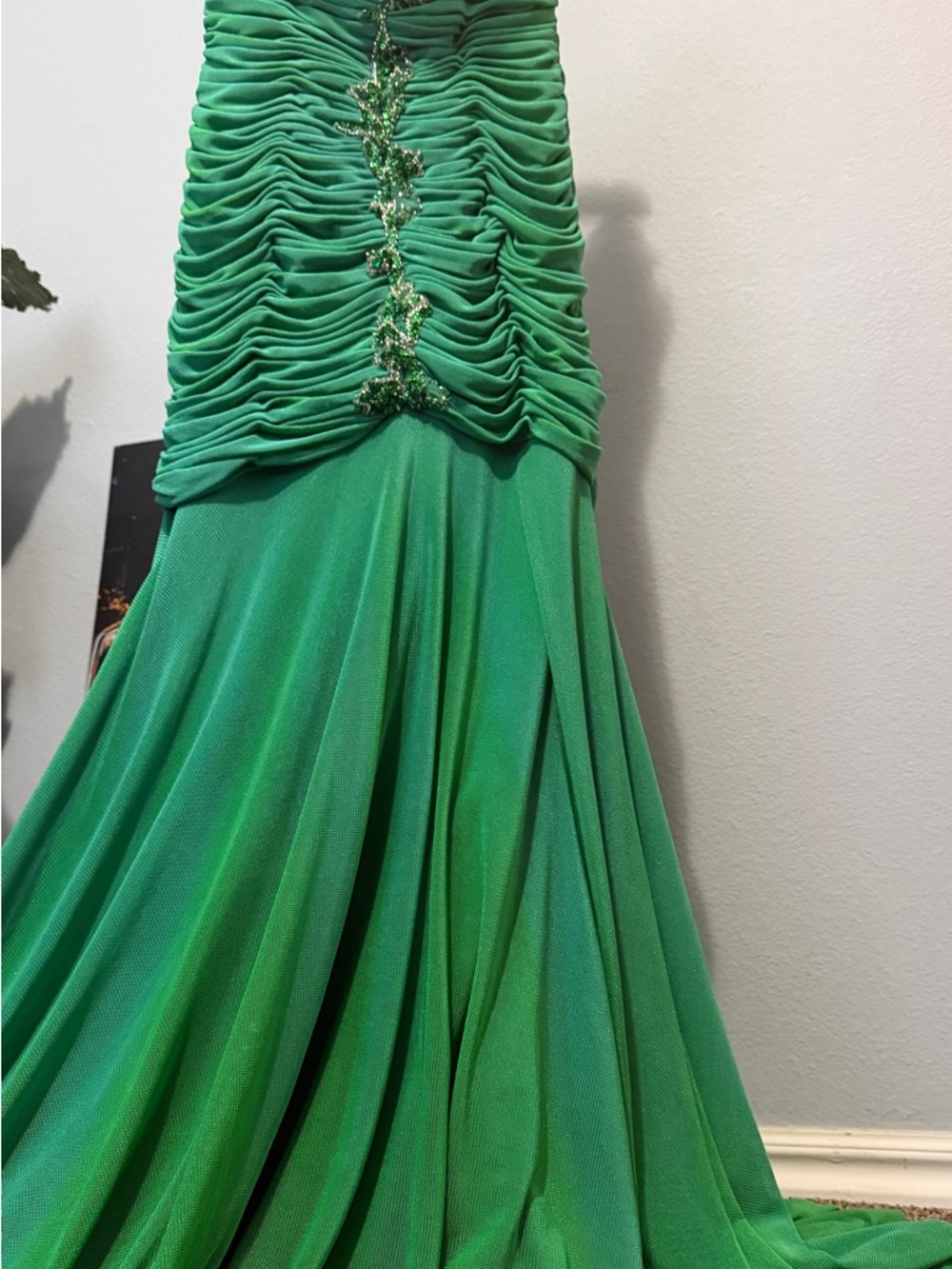 Jovani Emerald Green Evening Dress